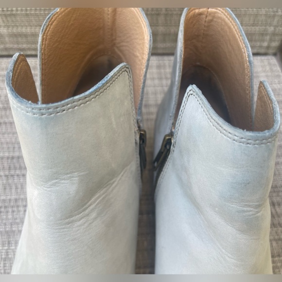 Splendid Fine Leather Suede Hamptyn Boots Sky Blue Grey Sz 9 - Picture 6 of 9